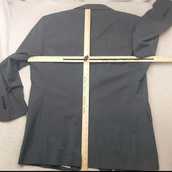 Brooks Brothers Mens Explorer Blazer Suit Jacket charcoal Wool Blend 46 R Regent - Picture 11 of 11